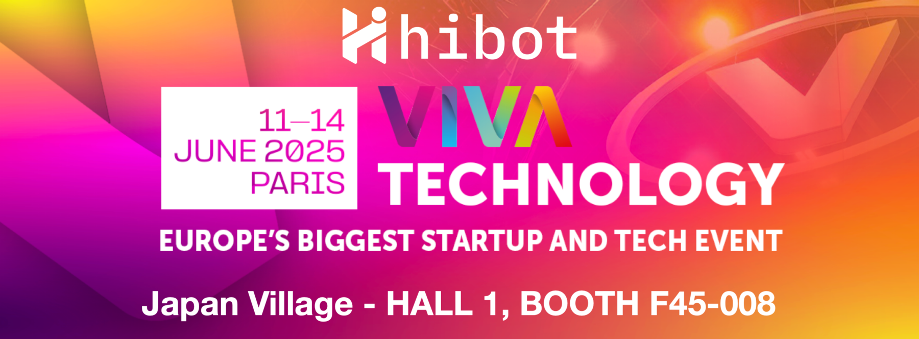 hibot selected by JETRO for the Japan Village at VIVATECH 2025